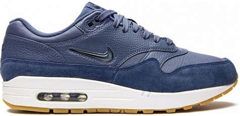 nike airmax 1 blauw met klein nike logo|nike air max 1.